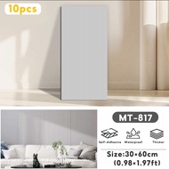 Marble Wall Sticker 30x60cm Wallpaper Dinding Dapur Wall Paper Bathroom Wallpaper Waterproof Tile St