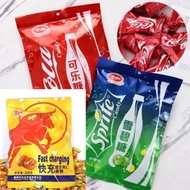 Cocacola Soft Drink Lozenges, 7UP, Sting, Red Bull (Jin Tian 320gr/bag)