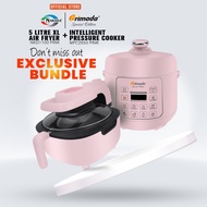 Nakada 5 Liter XL Air Fryer NKD1100 PINK + Primada Special Edition Intelligent Pressure Cooker MPC2550 PINK