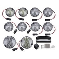Suitable for Land Rover Defender Signal Light Brake Light Turn Signal Defender 90/110/130 12pcs Set 
