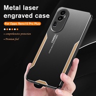 For Oppo Reno10 Reno10 Pro Reno10Pro Plus invisible stand phone case  matte metal blade full package protective case for fun