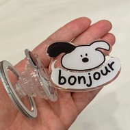 【WOOOGUO】帥狗手機氣囊支架 黏貼磁吸款 Magsafe 狗狗 可愛
