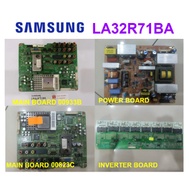 SAMSUNG LCD TV LA32R71BA LA32R71BAXXM Power Board PSLF201502B BN44-00191A Main Board BN41-00823C BN4