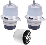 Engine Mount Transmission Mount Kit Compatible for VW Touareg 7P5 7P6 Porsche Cayenne 92A 3.0 958375