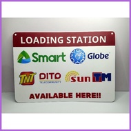 ◵ ♝ ๑ Loading Station Signage | Banners Sintra Board
