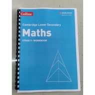 Stage 7 Cambridge Lower Secondary 『Mathematics』 (Workbook) with Answer