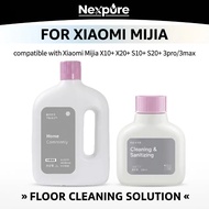 Xiaomi Mijia Cleaning Solution for X10+ X20+ S10+ S20+ 3Pro 3Max Robot Vacuum Mop, Low Foam Antibact