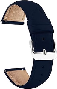 ONE ECHELON Quick Release Smart Watch Band Compatible With Seiko SSB359  Faux Leather Replacement Strap