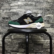 New BALANCE 990V3 "BLACK GREEN YELLOW" running shoes
