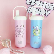 【Esther Bunny艾絲樂小兔】不鏽鋼手提吸管杯 水杯 保溫杯
