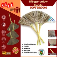 8 Finger Yellow Handle Soft Broom Walis Tambo Makapal & Matibay Durable Wood Handle made in Baguio