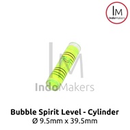 Bubble Spirit Level Cylinder Waterpas Cylinder Yellow 9.5x39.5mm