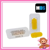 【Ship Today】 Yellow In-Stopper / Heparin Cap, 100pcs/box