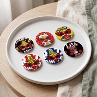 Japan Fashion Hysteric Mini Badges 25 32 44 58 75 Mm Round Cosplay Pin Bag Decor Fans Collect Friend