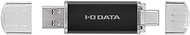 IO Data U3C-STD32G/KUE USB Memory, 32 GB USB Memory, USB 5 Gbps (USB 3.2 Gen 1) Compatible, Smartphone, PC, Data Sharing, Japanese Manufacturer, Black