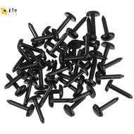 LIZMOMO 100pcs/bag Stuffed Doll Eyes Black 4X5MM/5X7MM DIY Plastic Animals Noses Accessories