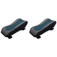 2X Memory Foam Cooling Gel Chair Armrest Pads Arm Rest Riser Pillow for Office Gaming Chairs Pressure Relief Pillow