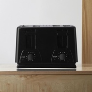 [lzdxwcke3pu] 4 Slices Electric Toaster Convenient Stainless Steel Wide Slots Household Double