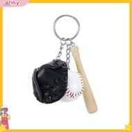 ARINY|  Baseball Bat Keychain Southeast Asian Baseball Fans Must-have Team Gift Keychain Pendant wit