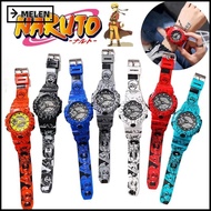 MELEN Naruto Anime Watch, Cartoon Adjustable Naruto Child Digital Wristwatches,  Itachi Kakashi Wate