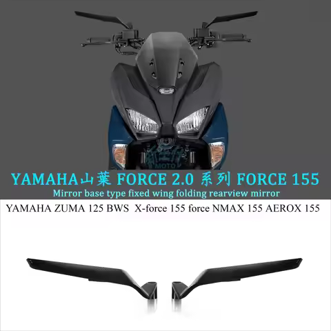 Motorcycle Mirrors Stealth Winglets Mirror Kits Adjustable Rear View Mirrors For YAMAHA ZUMA 125 BWS