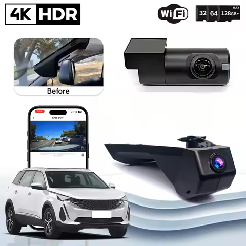 Plug and Play 4K 2160P Car Dvr For Peugeot 3008 Allure 4008 5008 GT DS7 CROSSBACK Citroen C5 X7 Nigh