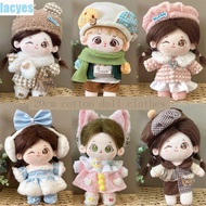 LACYES 20cm Cotton Doll Clothes, Dress Up Doll Clothing Doll Winter Clothes, Plush Doll Clothes Susp