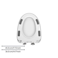 Heated Toilet Seat Universal Electric Smart Bidet Toilet Seat Temperature Control Energy Saving Easy