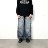 Cuanwell - 96 NORTH Y2K BLUE JEANS (LJ23)