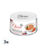 Cherie 法麗 全營養主食罐系列  鮪魚佐紅蘿蔔  80g  3罐