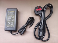 全新 JCH-1250 12V 5A 5000mA 火牛 Power Supply 適合 Magic TV MTV 機頂盒 Asus D-link Huawei 華為 Linksys Netgear Tenda TotoLink TP-Link 小米 路由器 Router 使用 送英規3脚品字頭電源線一條 12V5A 代用火牛