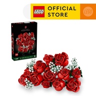 LEGO Icons 10328 Bouquet of Roses Building Set (822 Pieces)  Flower Bouquet Building Blocks Bricks T