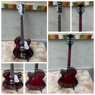 G6120DSW Vintage Select Edition 1962 Chet Atkins Country Gentleman Solid Body JAZZ Electric Guitar Bigs Tremolo Bridge Professional Guitar