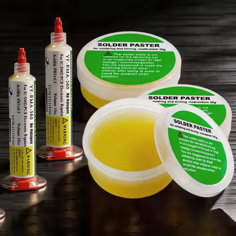 Solder Paste Rosin Flux Rosin Paste Soldering Flux for Electronics No Clean Flux for Soldering Elect