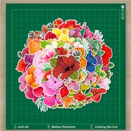 HOT 50 PCS HBC Stickers - Hibiscus Flower - Hibiscus Flower Stickers Fashion Cars Decal Cool Card Al