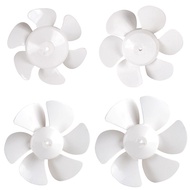 Exhaust Fan Blade Ventilation Fan Blades White Plastic Fan Blade 6 Leaves Electric Fan Accessories 1