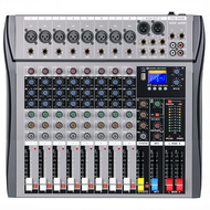 NICKWINS CT60S/CT80S/CT120S มิกเซอร์เสียงระดับมืออาชีพ 6/8/12 ช่อง รองรับการเล่น Bluetooth/USB/PC/MP