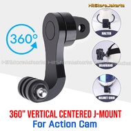 360 Vertical Horizontal Centered J Mount For GoPro Insta360 Osmo Action Cam Vertical Adapter