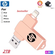 2TB USB3.0 4 in 1 OTG Flash Drive Metal Waterproof High speed 512GB 256GB 128GB U Disk pendrive for 