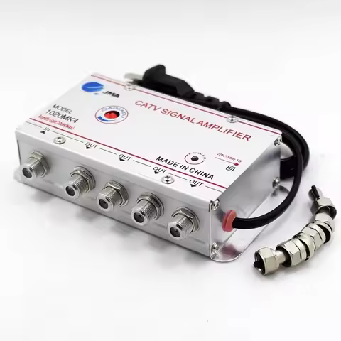 JMA 1030MK8 Cable TV Signal Booster CATV Signal Amplifier 1 IN 8 OUT 30DB 220V