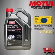 TOYOTA MOTUL TRD 5W40 GASOLINE 100% SYNTHETIC ENGINE OIL ( 4 Liter) FREE SHIPPING & MOTUL T-SHIRT
