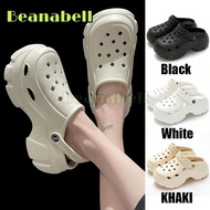 Beanabell 2026 Sandal Baji Mega Crush Klasik Wanita Tinggi 7 cm Aksesori Wanita Saiz 36-41 Hitam Put