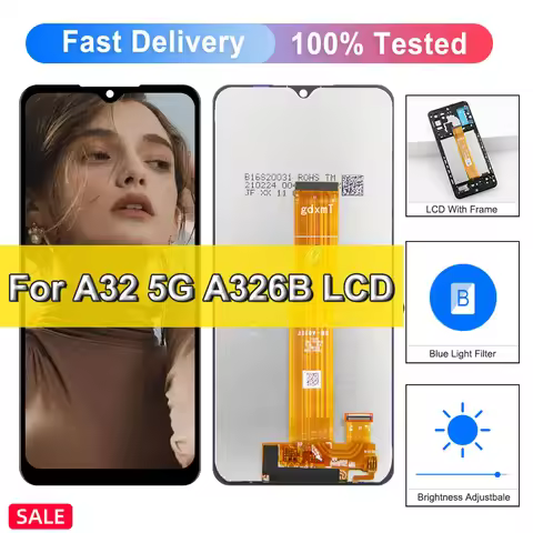 6.5" LCD For Samsung Galaxy A32 5G LCD Display Touch Screen, For Samsung A32 A326B A326U A326W Displ