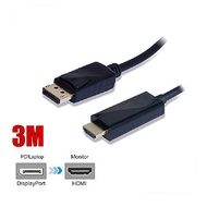 DP to HDMI / HDMI to DP Cable Converter 1080 & 4K / Display Port DP to DP 1.2V & 1.4V For PC / Lapto