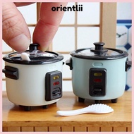 ORIENTLIIY Kitchen Appliances Excelent Kitchen Play Scene Doll House