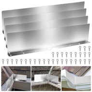 【INVN】 4Pcs Rainwater Valley Gutter Splash Guard Rain Drip Gutter Guard,Rain Drip Gutter Guard For H