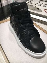 最新款 Alexander McQueen 麥昆 mcq 高筒男裝鞋