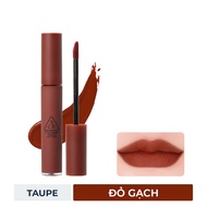 [HSD 07/2027] Son Kem Lì 3CE Mịn Màng Như Nhung Taupe - Đỏ Gạch 4g