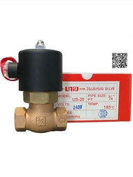 โซลินอยด์ Solenoid Valve 24DC / 220V 240V 1/2  3/4  1  1.25  1.5  และ 2นิ้ว Solenoid Valve 24DC 220V