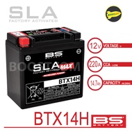 BS BATTERY 100% ORIGINAL CCA220 14.7AH BTX14H